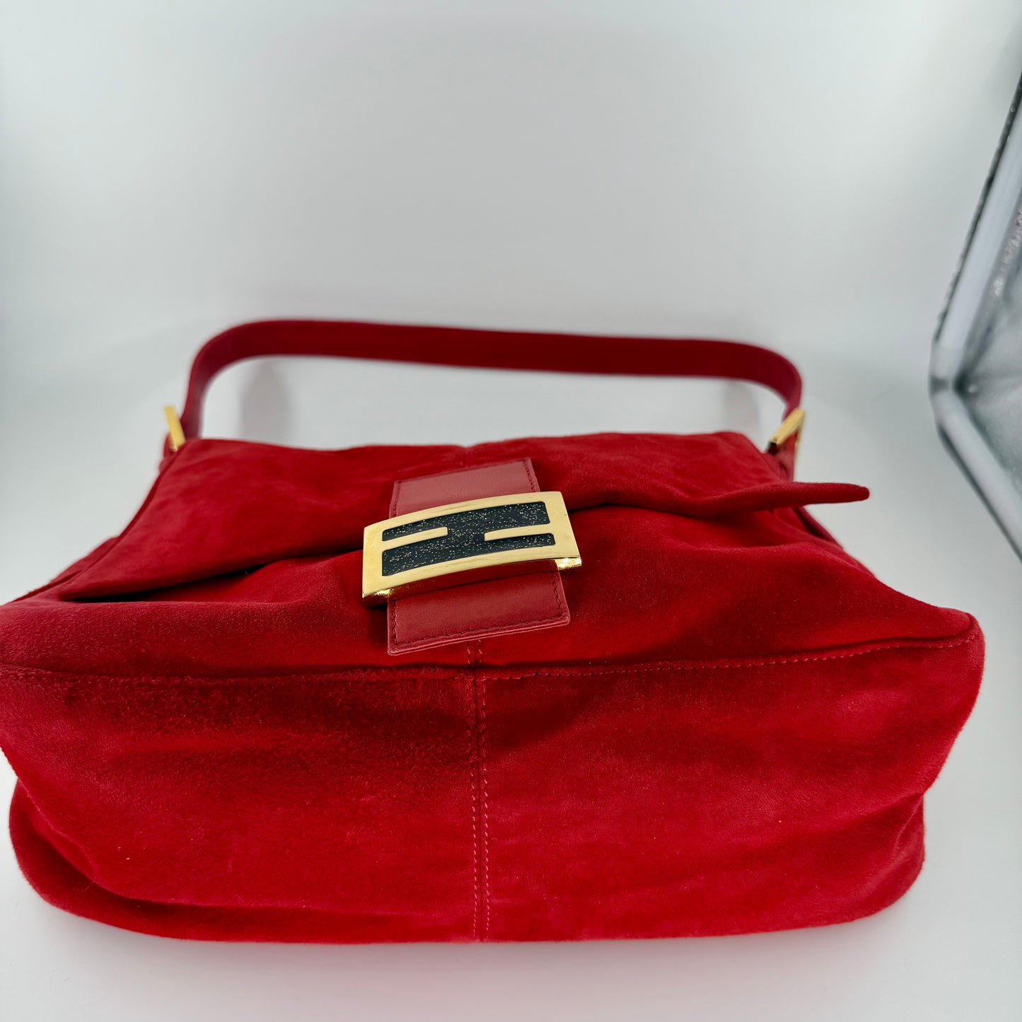 Fendi Red Mamma Baguette Shoulder bag