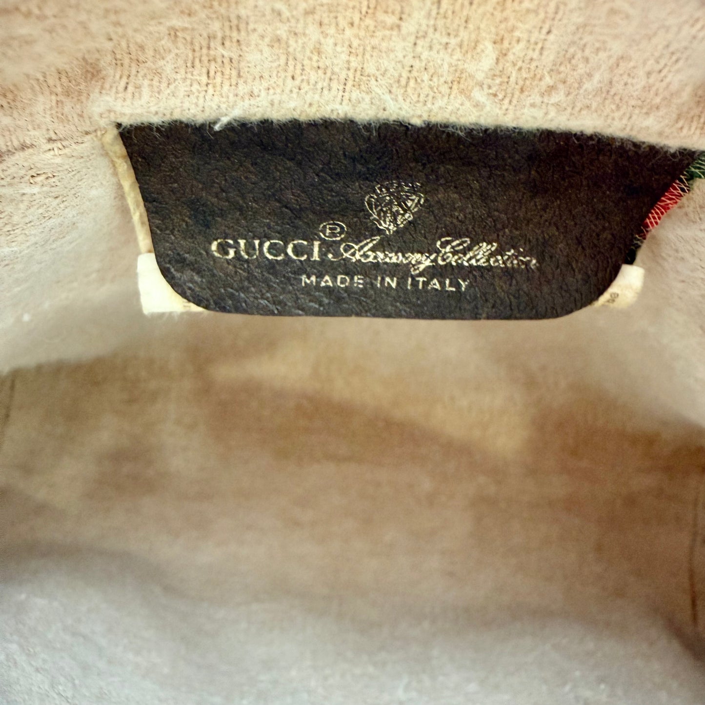 Gucci GG Monogram with Sherry line Clutch