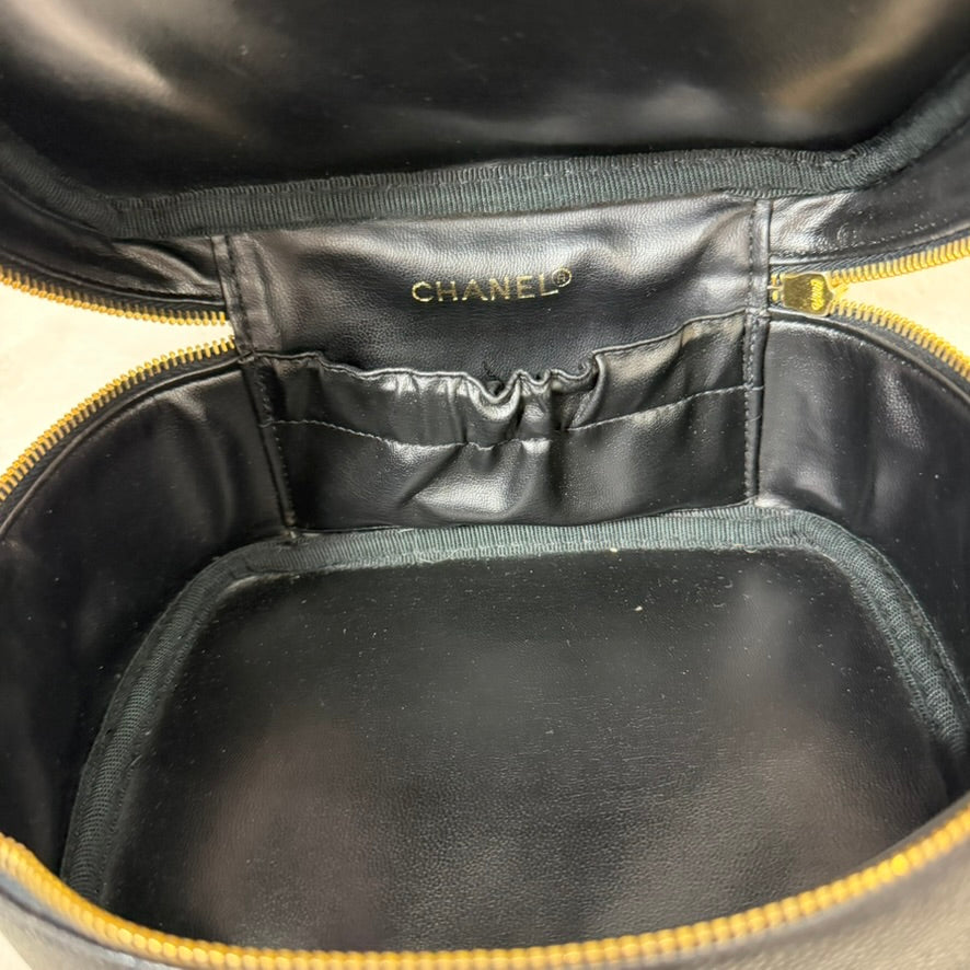 Chanel Black Caviar Vanity