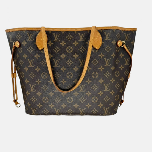 Louis Vuitton Brown Monogram Neverfull MM Tote Bag
