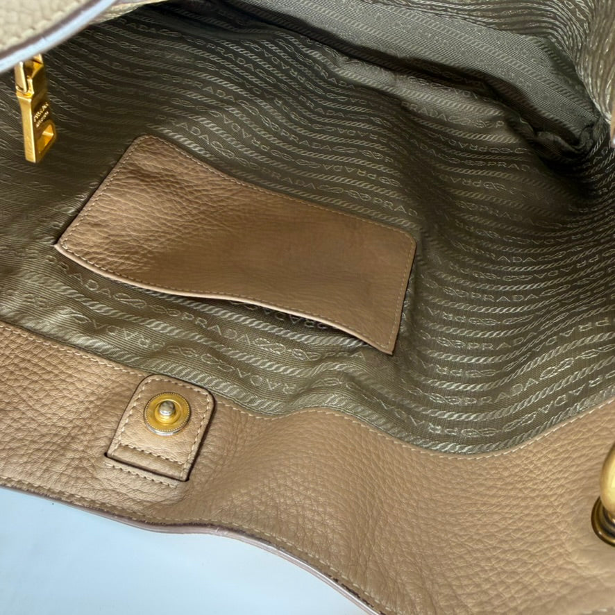 Prada Vitello Daino Shoulder Bag