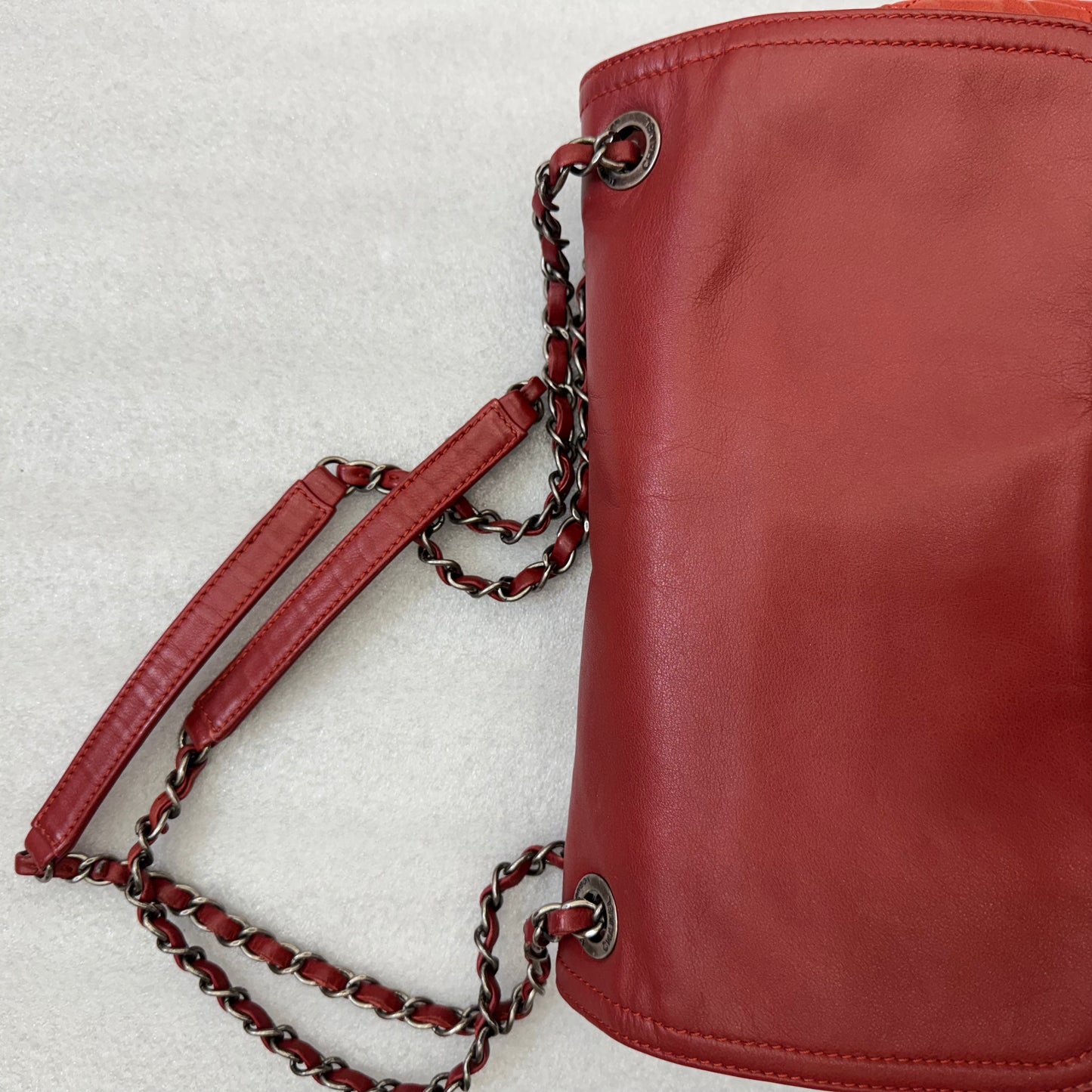 Chanel Red Calfskin In the Mix Flap