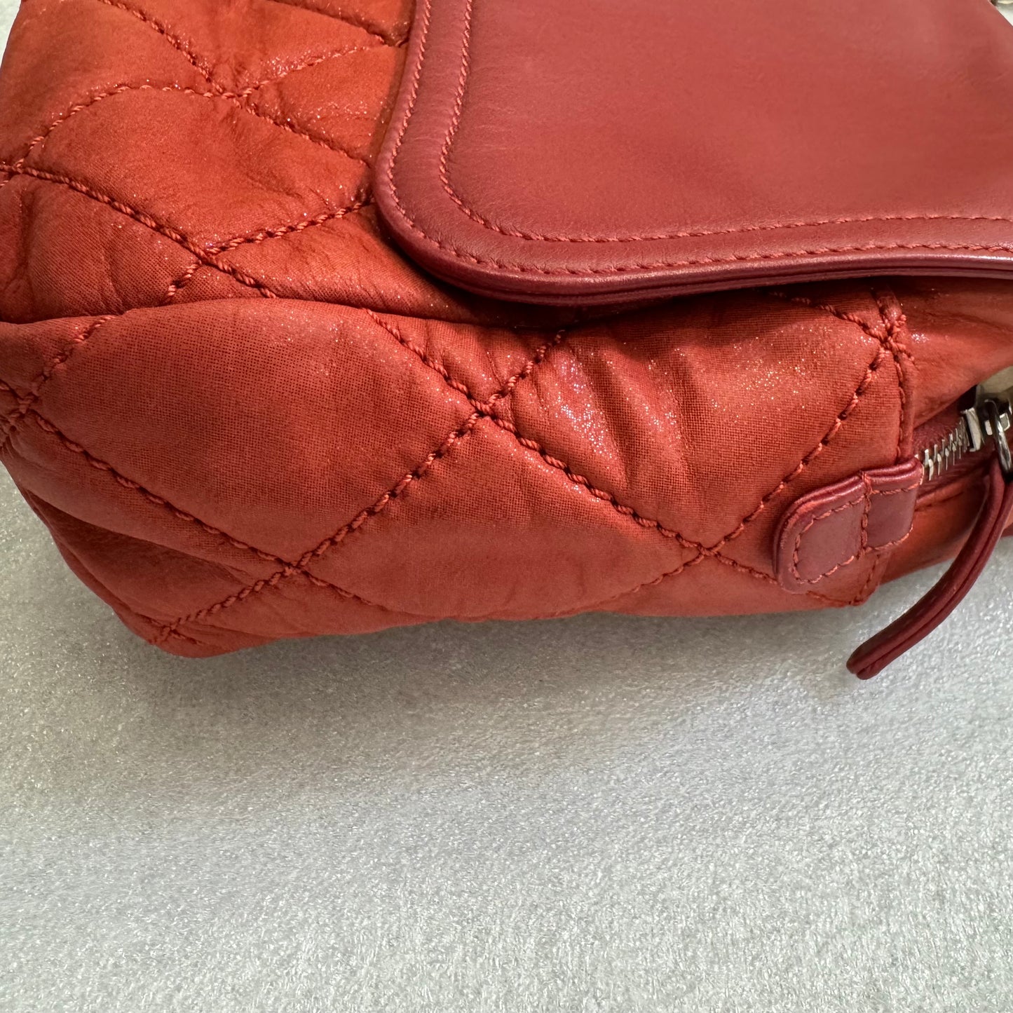 Chanel Red Calfskin In the Mix Flap