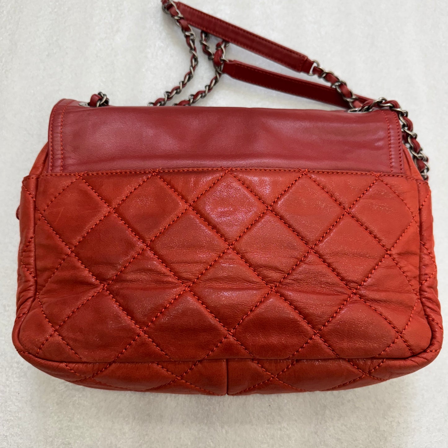 Chanel Red Calfskin In the Mix Flap