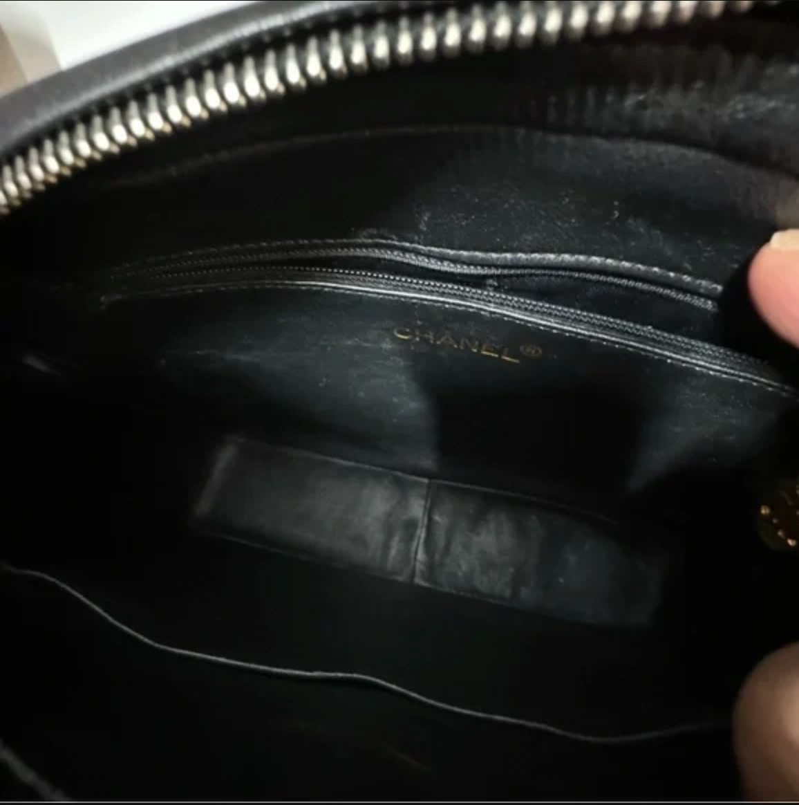 Chanel Black Lambskin Triple CoCo Shoulder/Crossbody Bag with Tassel