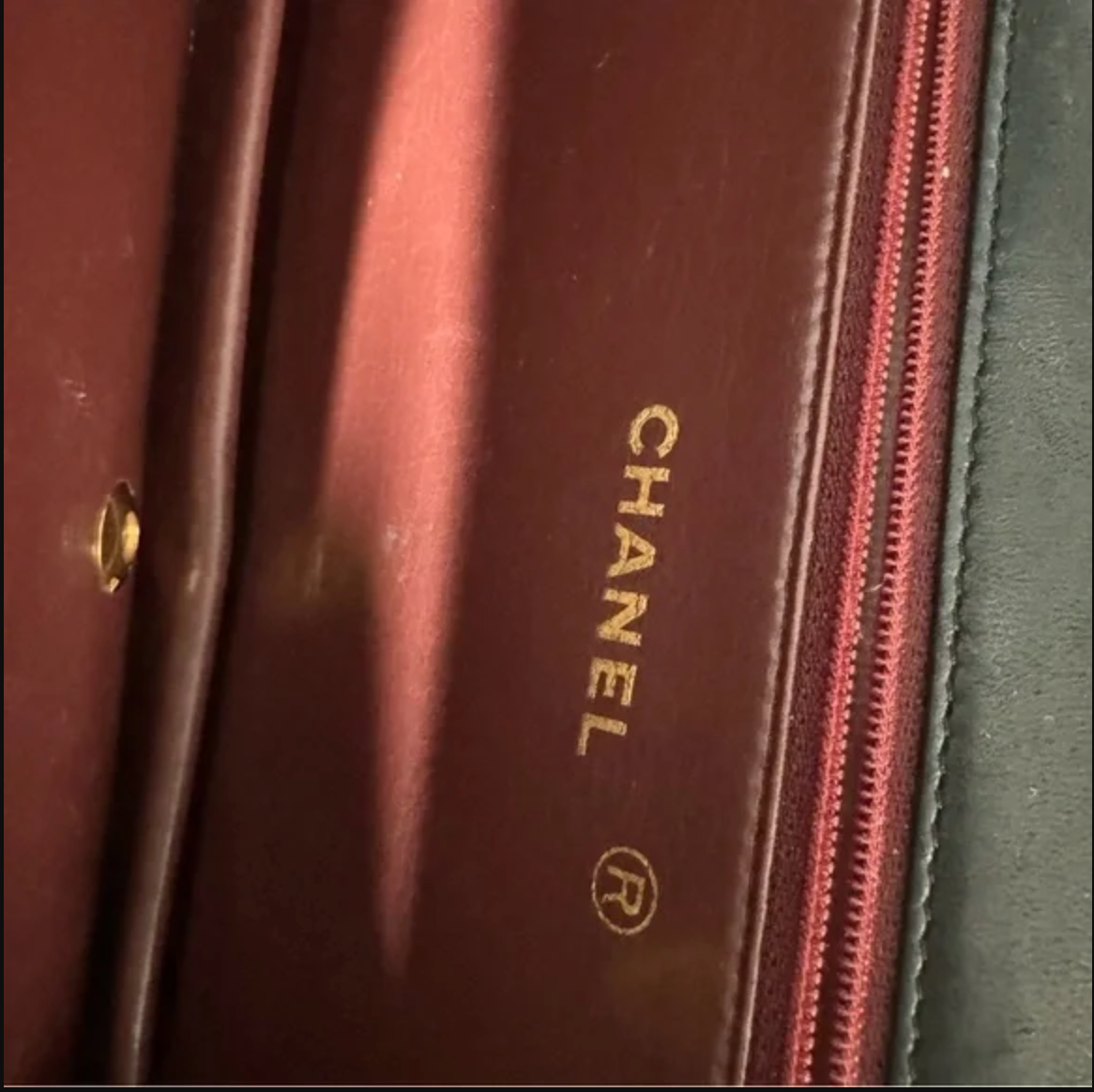 Chanel Black Lambskin Vintage Matelasse Full Flap, Medium
