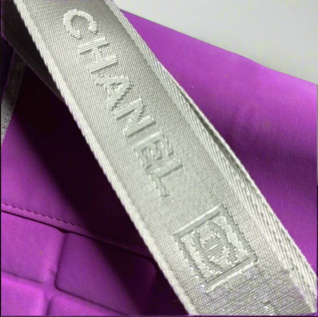 Chanel Purple Nylon Sport Line Chocolate Bar Messenger