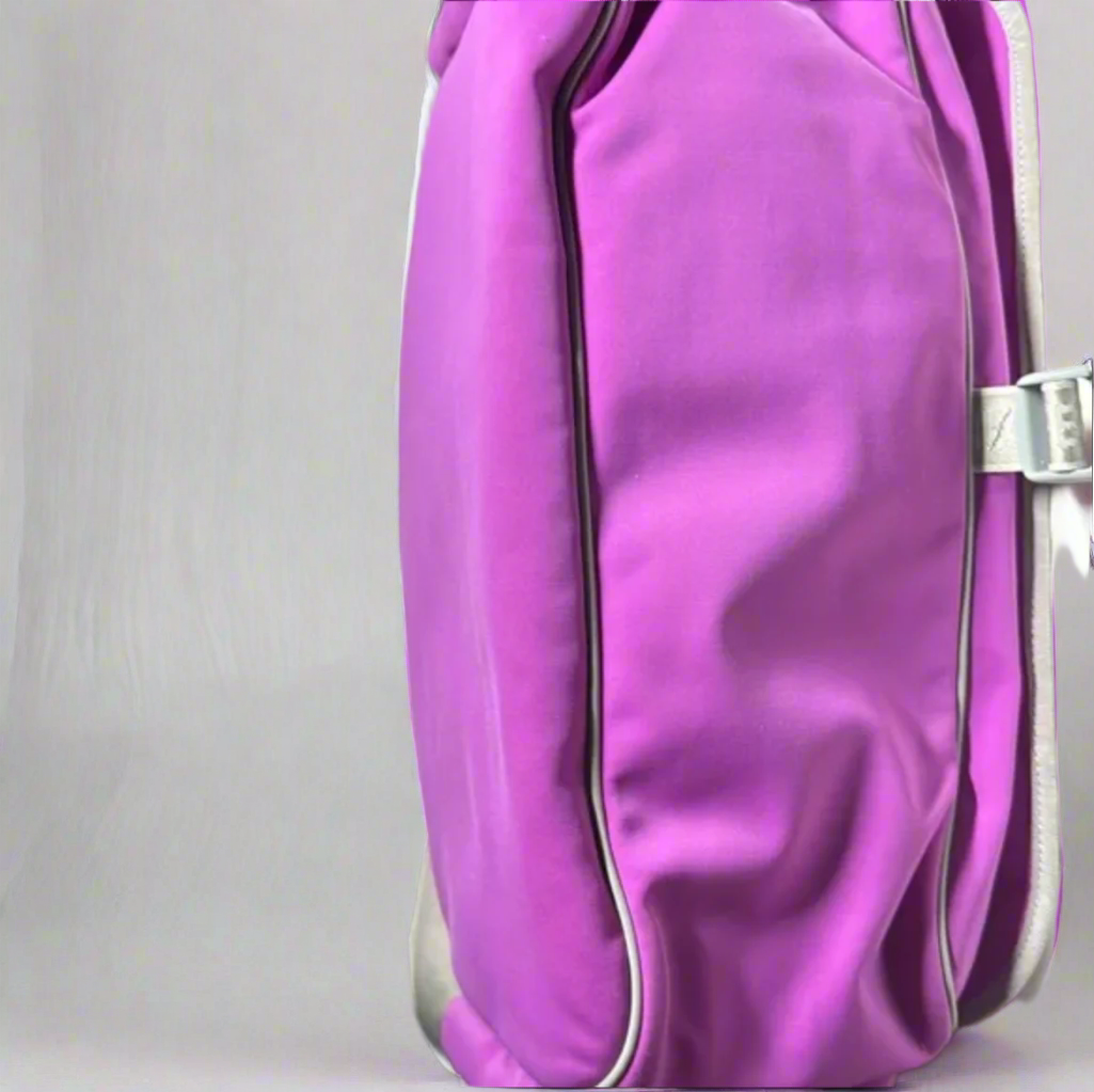 Chanel Purple Nylon Sport Line Chocolate Bar Messenger