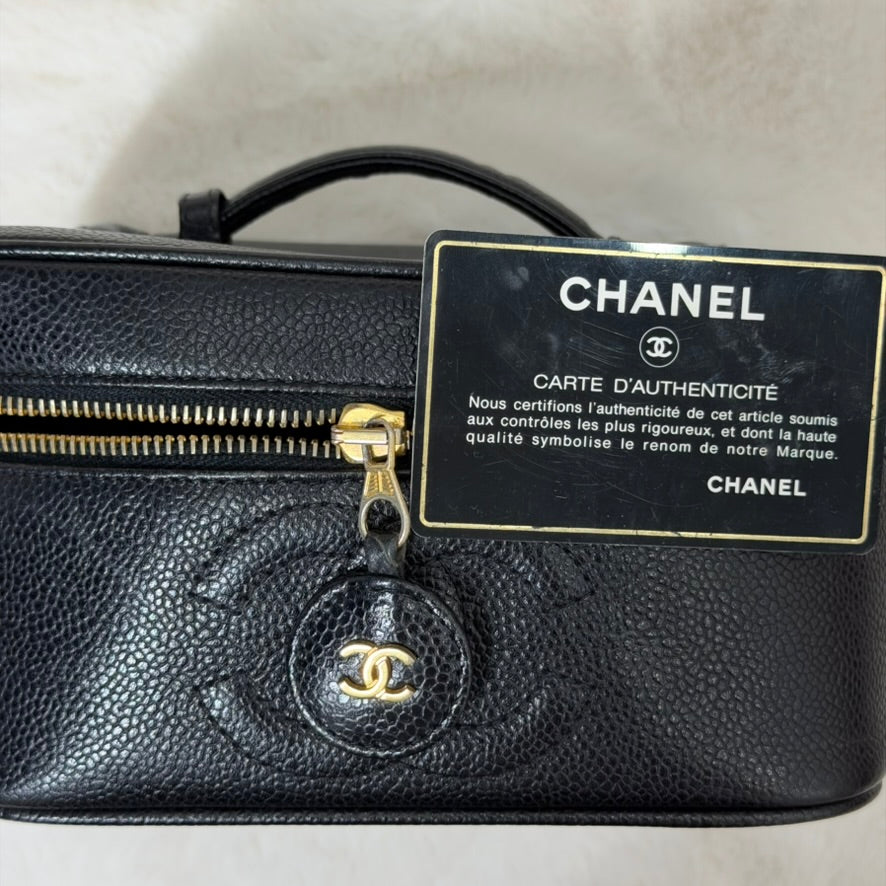 Chanel Black Caviar Vanity