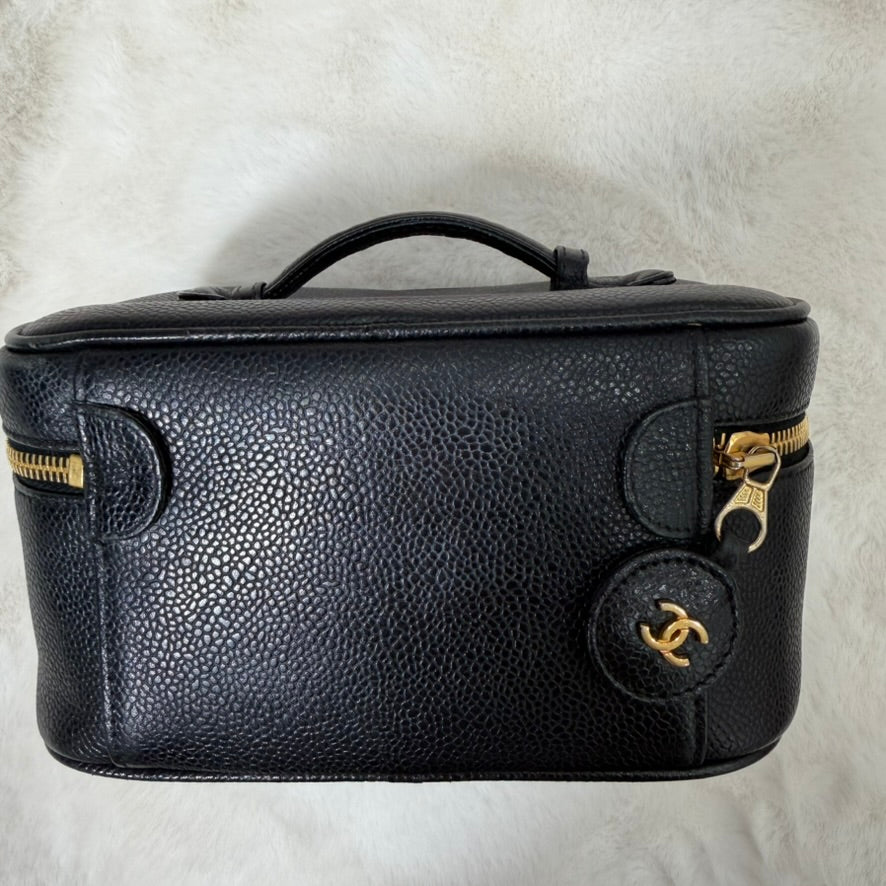 Chanel Black Caviar Vanity