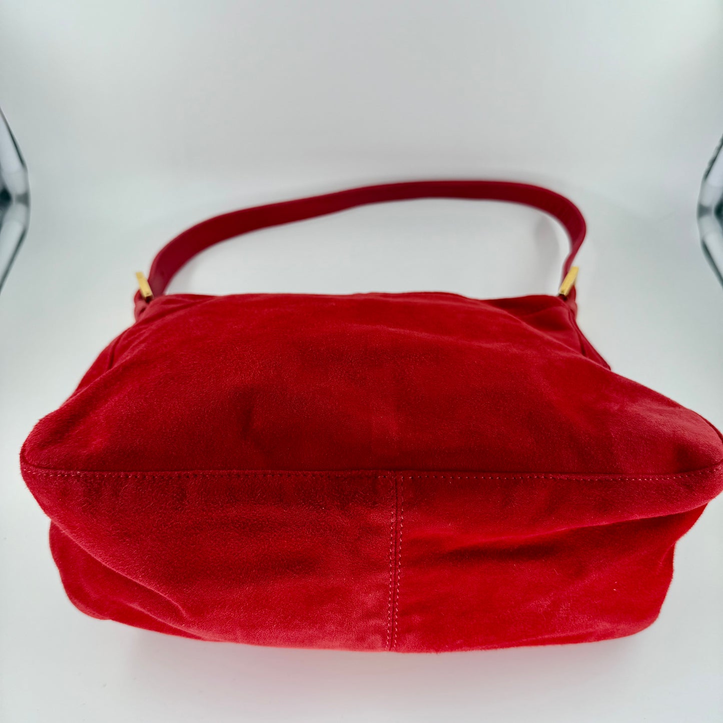 Fendi Red Mamma Baguette Shoulder bag