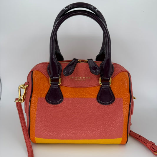 Burberry Pink/Orange Prorsum Mini Bee Bag