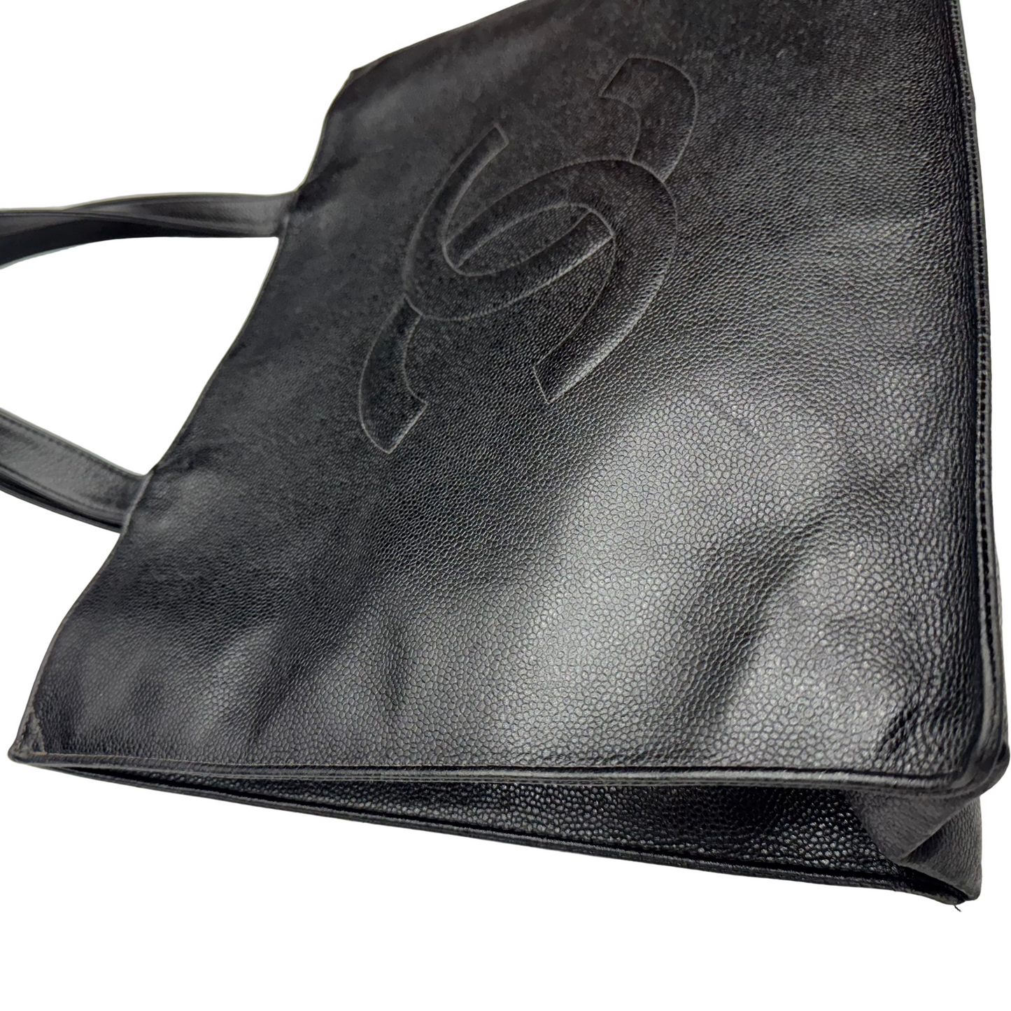 Chanel Black Caviar Tote/Shoulder Bag