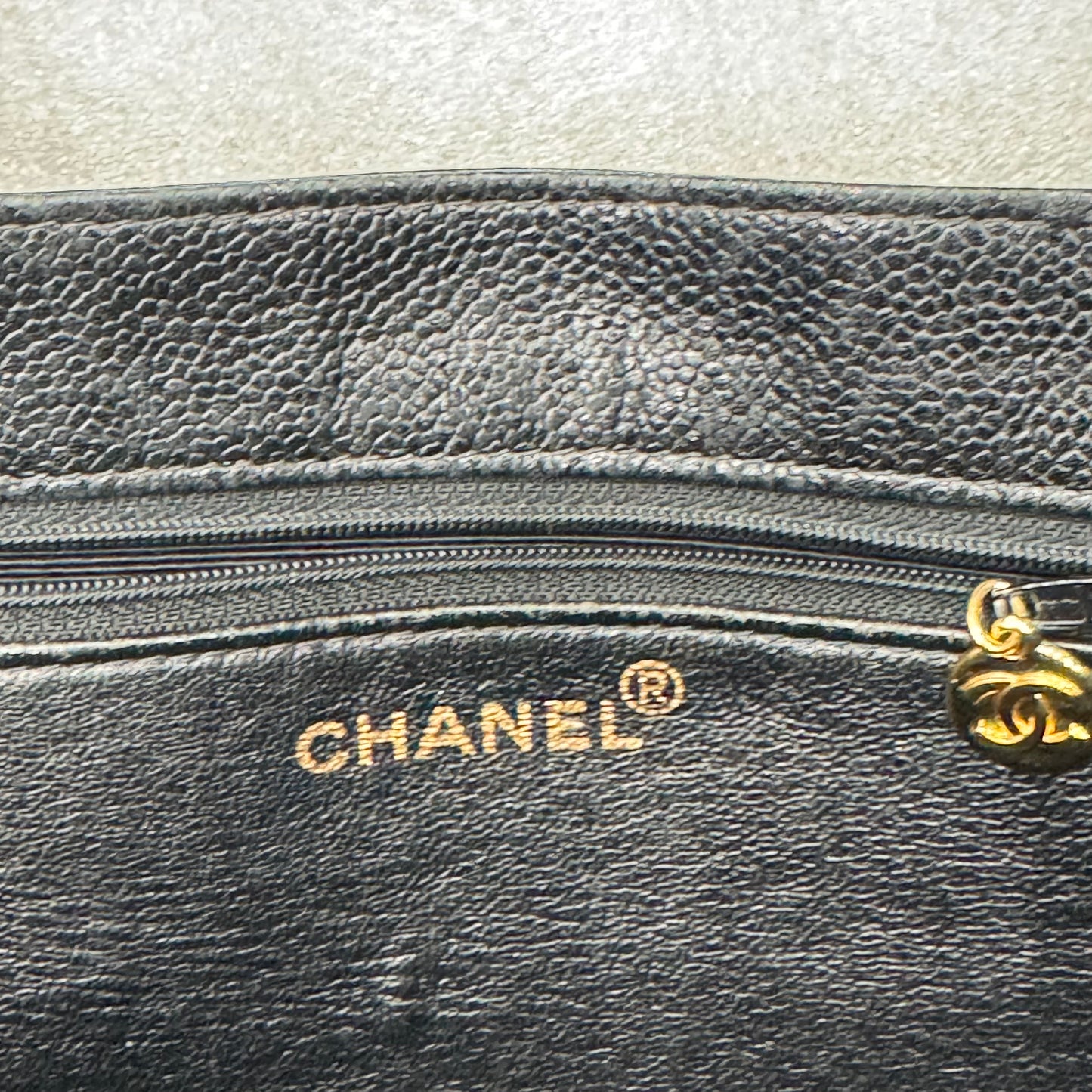 Chanel Black Caviar Tote/Shoulder Bag
