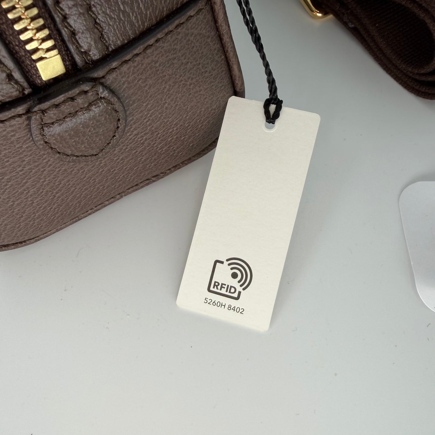 Gucci Beige/Dark Brown GG Monogram Mini Ophidia Top Handle/Bowler Bag (New)