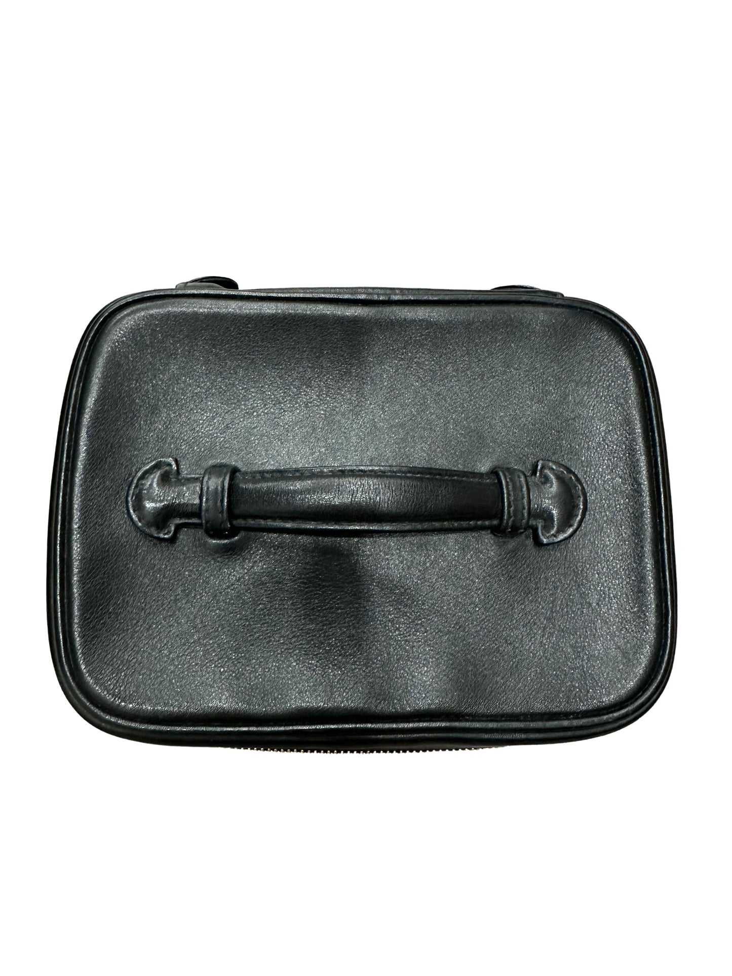 Chanel Black Calfskin Duo-tone Vanity